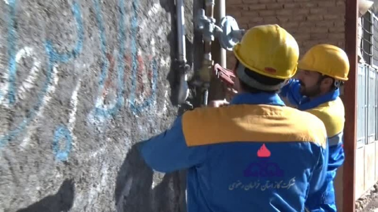 گاز در روستاهای تایباد وصل شد