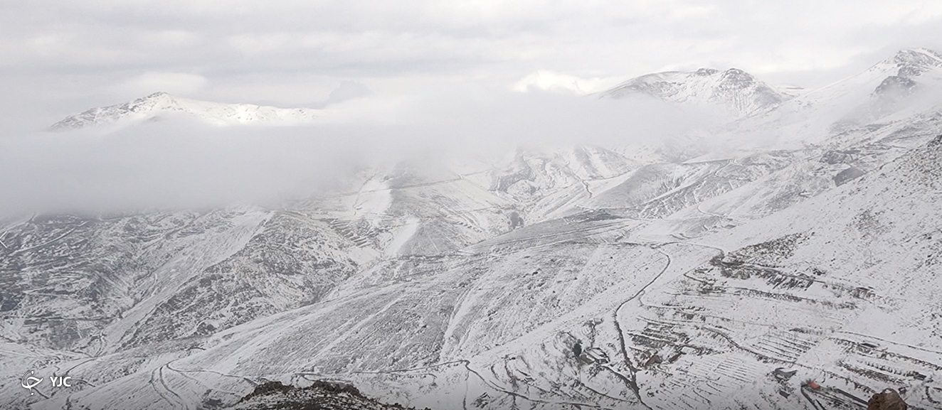 شروع برفی زمستان در کردستان