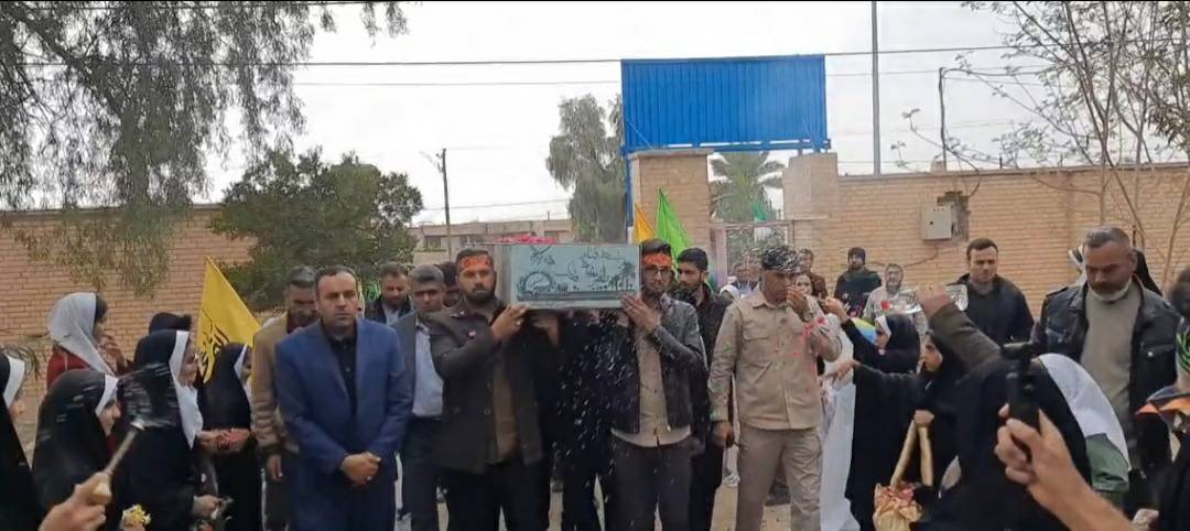 تجدید بیعت اهالی جویم با شهید گمنام + تصاویر