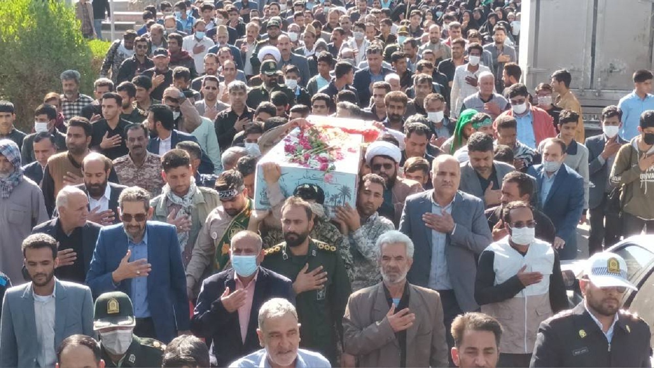 تشییع شهید گمنام در فهرج