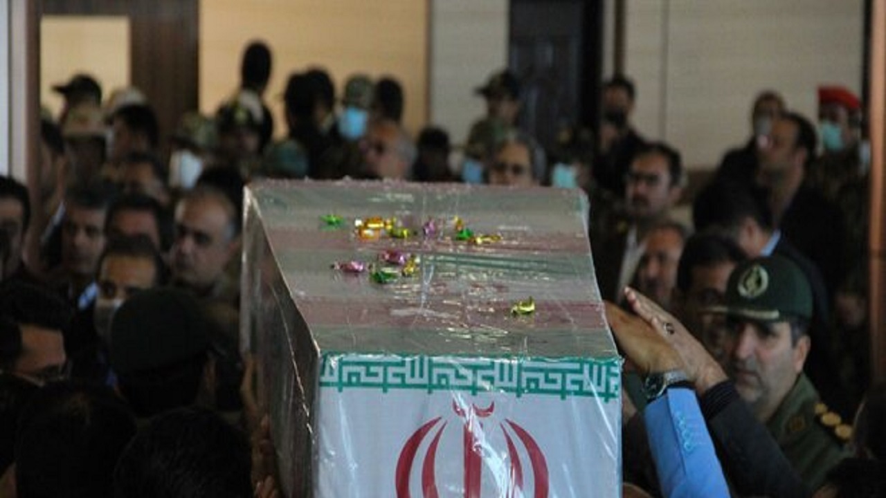 تشییع پیکر پنج شهید گمنام دفاع مقدس