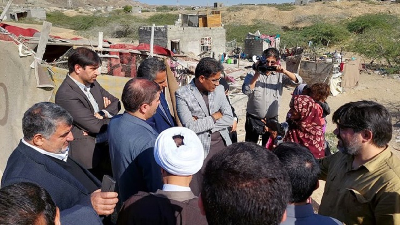بازدید مسئول سازمان بسیج سازندگی کشور از پروژه مسکن محرومین چابهار