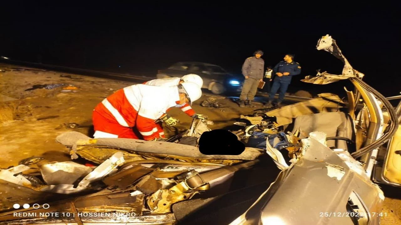 ۳ فوتی در حادثه محور نهبندان به سربیشه
