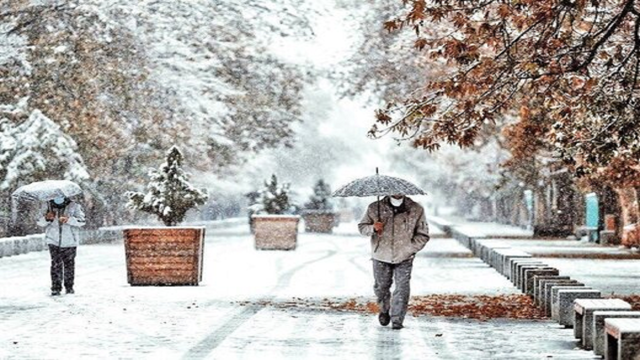 خودنمایی زمستان در یزد/ برف و باران در راه است
