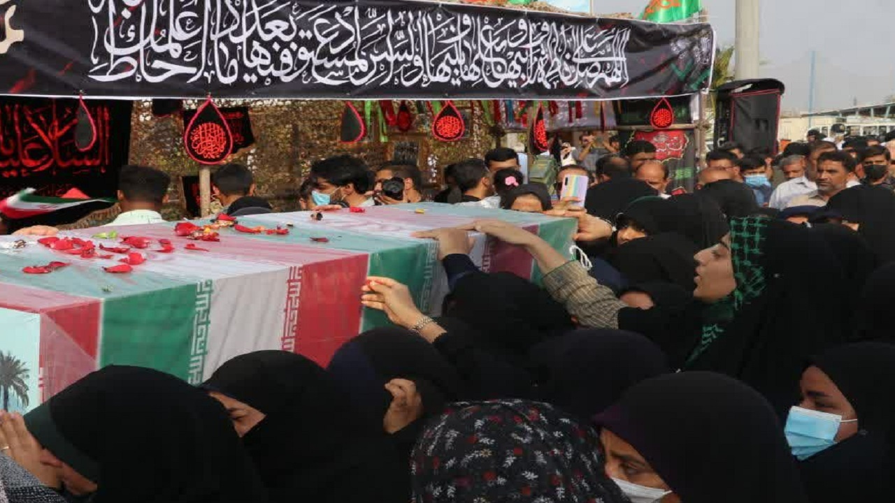 پیکر مطهر شهدای گمنام فردا در بندرعباس تشییع می‌شود