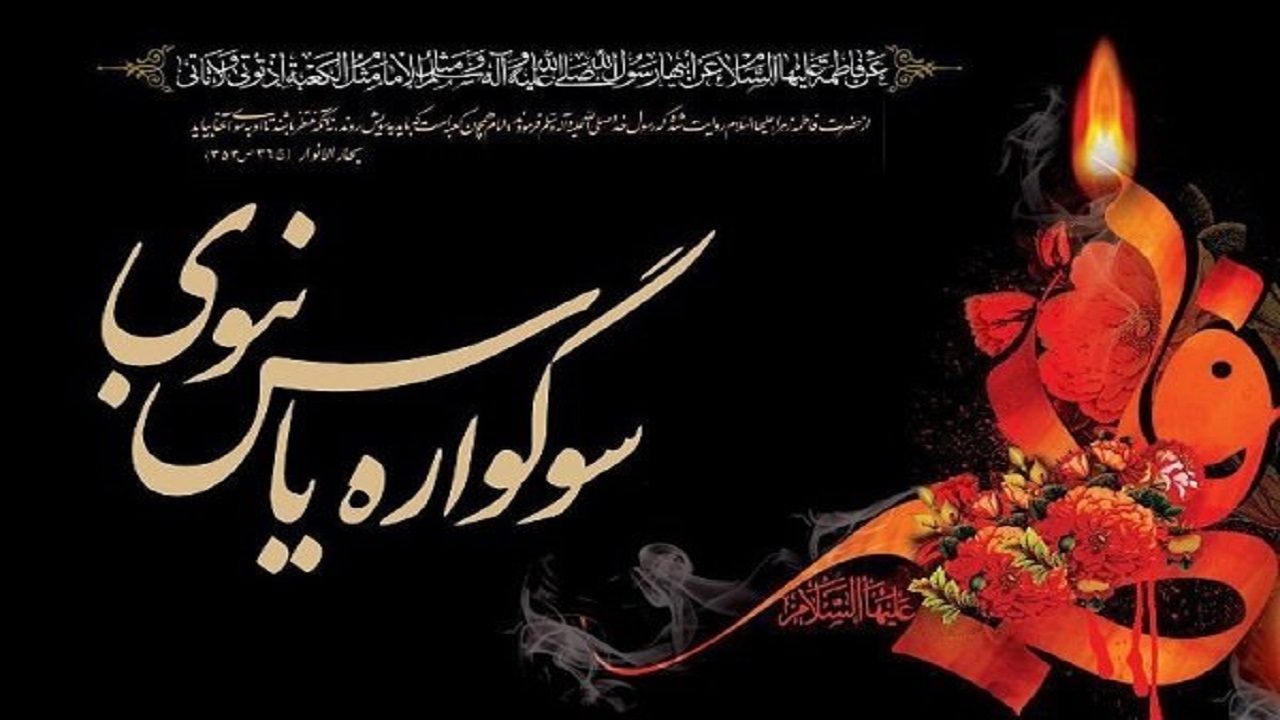 برگزاری مراسم عزاداری شب شهادت بانوی دو عالم در فولادشهر + فیلم