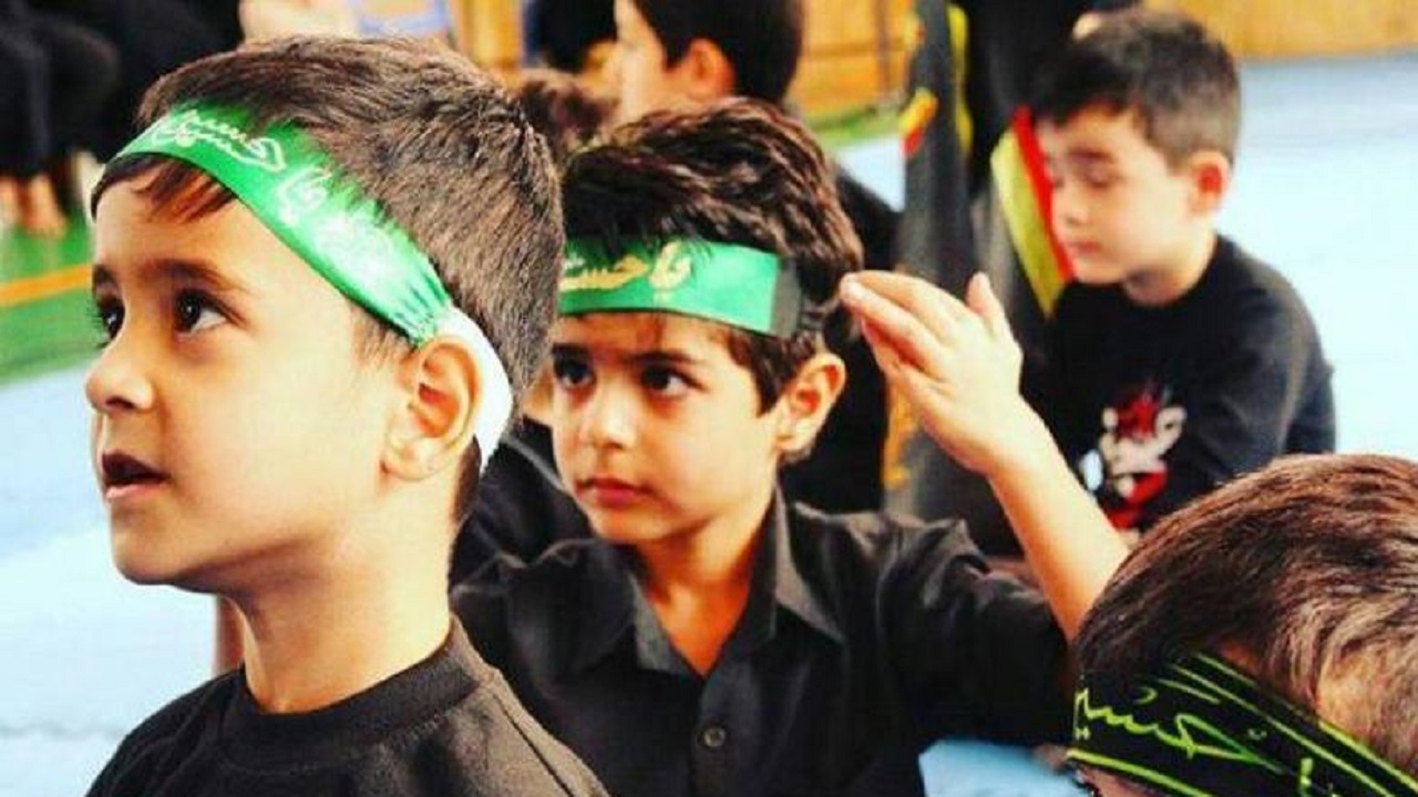 هم نوایی کودکان یزدی با کودکان یتیم حضرت فاطمه زهرا (س)