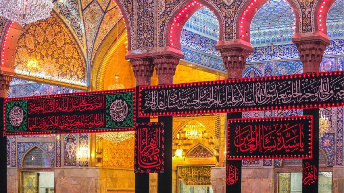 حال و هوای کربلا و نجف زیر بارش رحمت الهی + فیلم