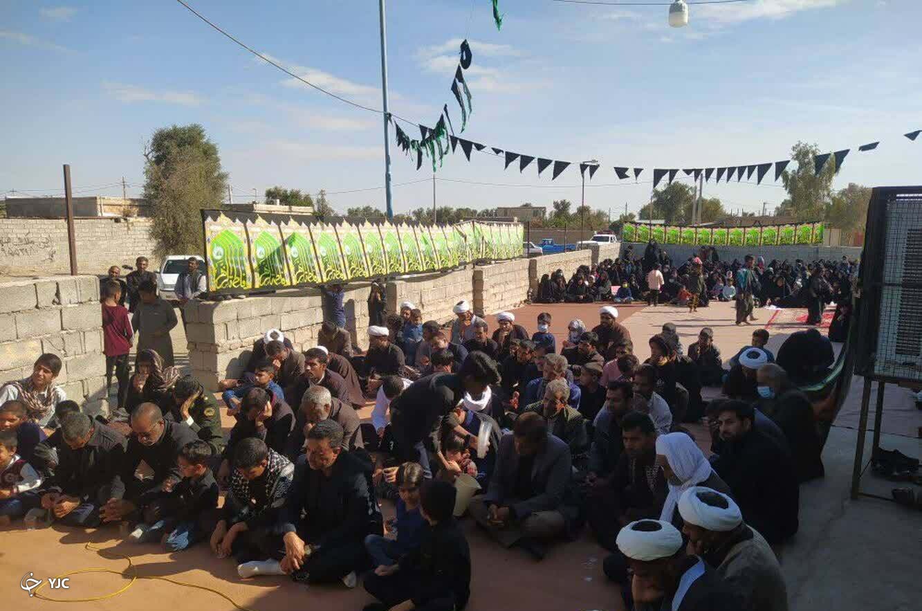 مراسم عزاداری دخت نبی مکرم اسلام در ریگان برگزار شد