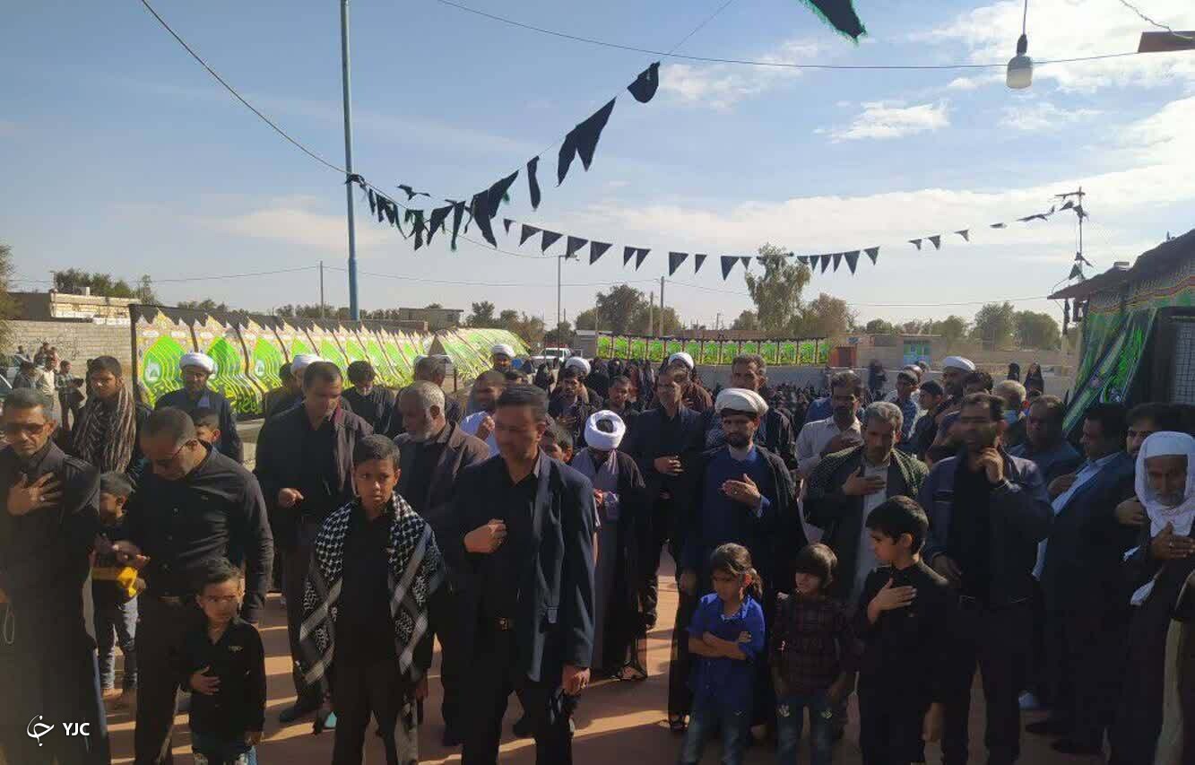 مراسم عزاداری دخت نبی مکرم اسلام در ریگان برگزار شد
