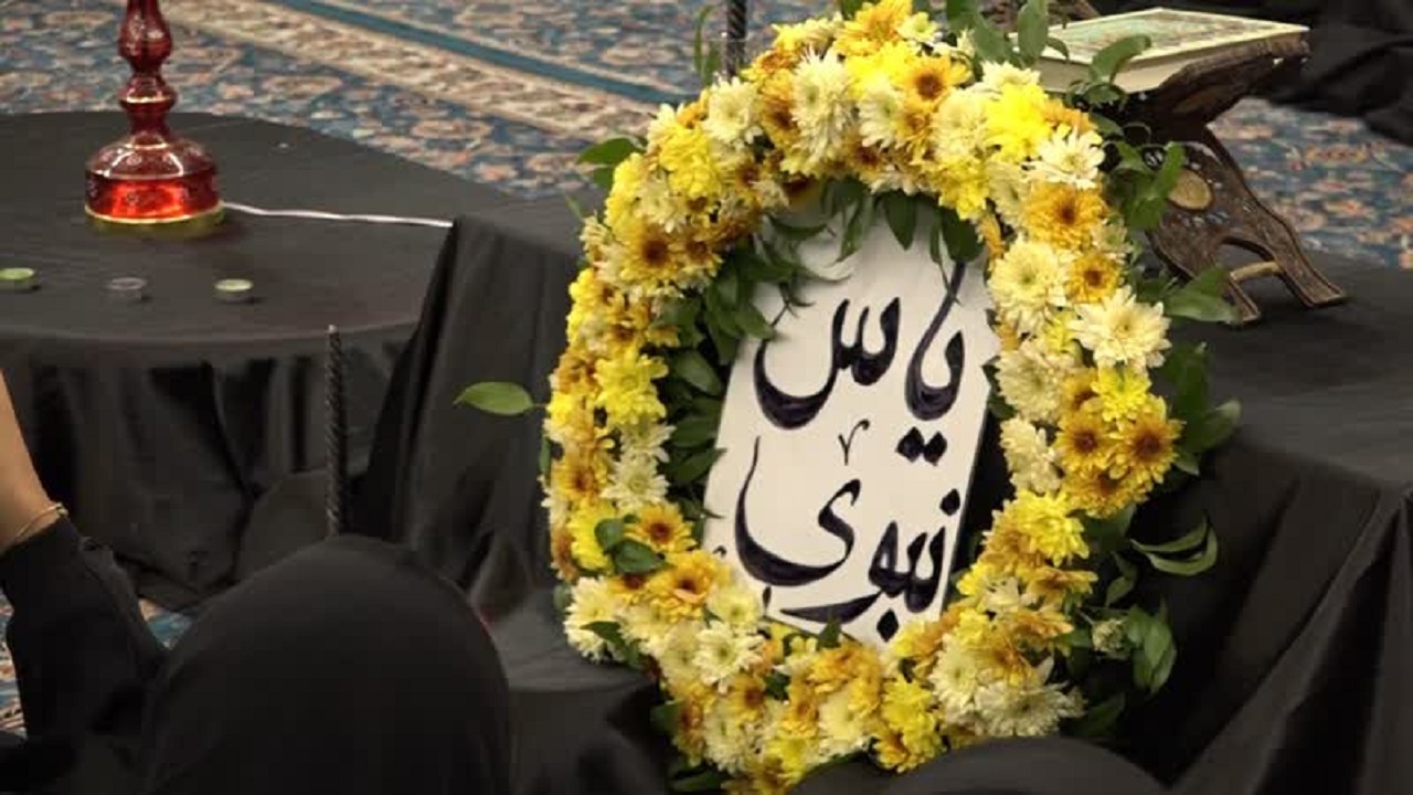 تشییع پیکر مطهر لاله خوشنام در بافق