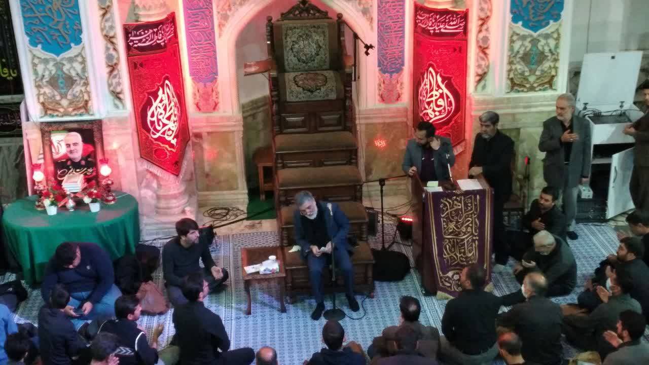 مراسم شام شهادت حضرت زهرا برگزاری مراسم شام شهادت دخت نبی اکرم در کرمان به روایت تصاویر