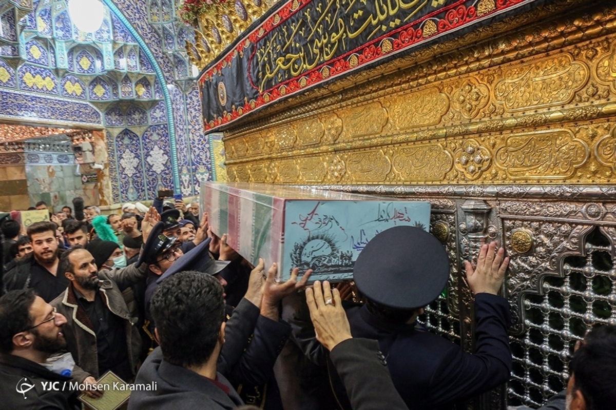 تشییع پیکر پاک ۶ شهید گمنام در ارومیه
