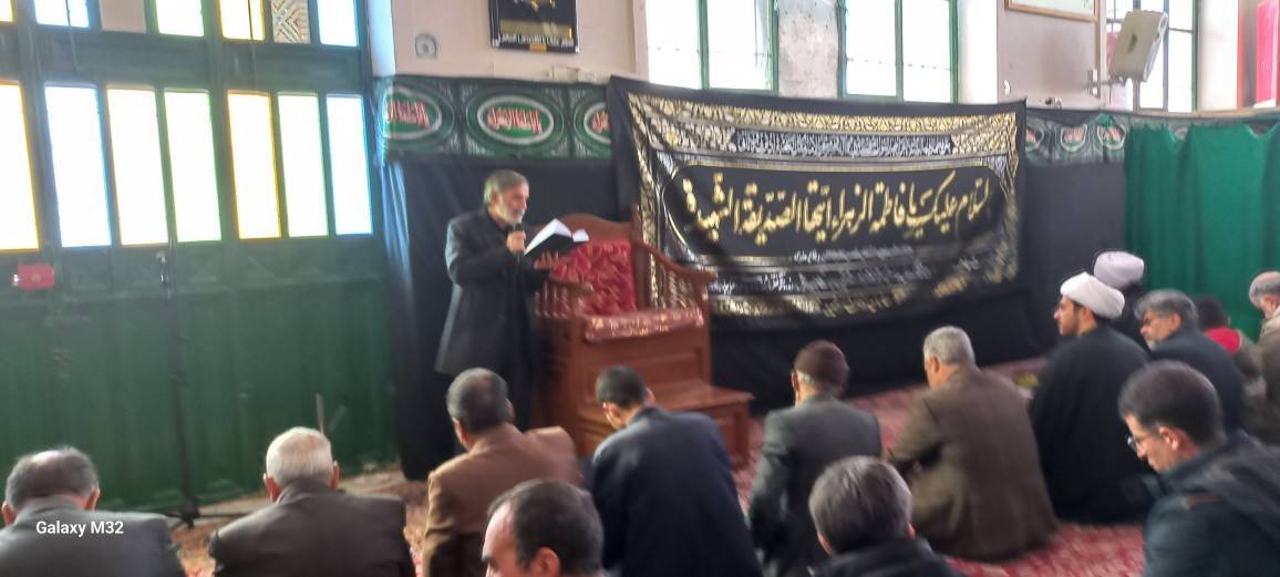 مراسم عزاداری شهادت حضرت زهرا شهر بهمن