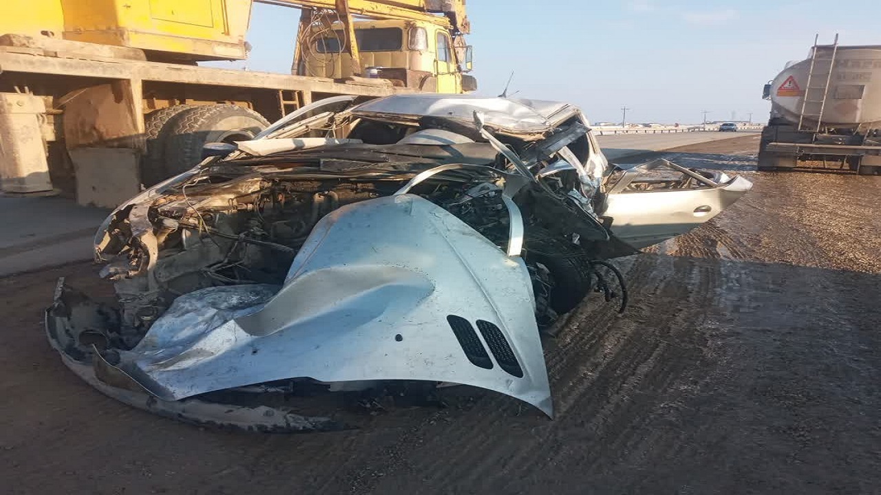 تصادف مرگبار در جاده غار علیصدر
