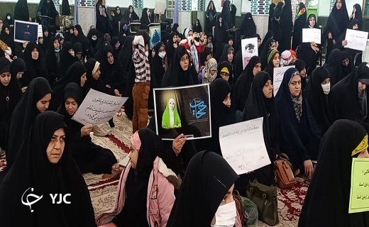 تجمع باشکوه بانوان یزدی در دفاع از حجاب+تصویر