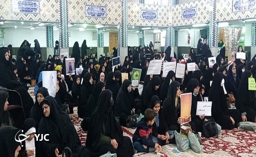 تجمع باشکوه بانوان یزدی در دفاع از حجاب+تصویر