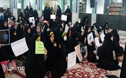تجمع باشکوه بانوان یزدی در دفاع از حجاب+تصویر