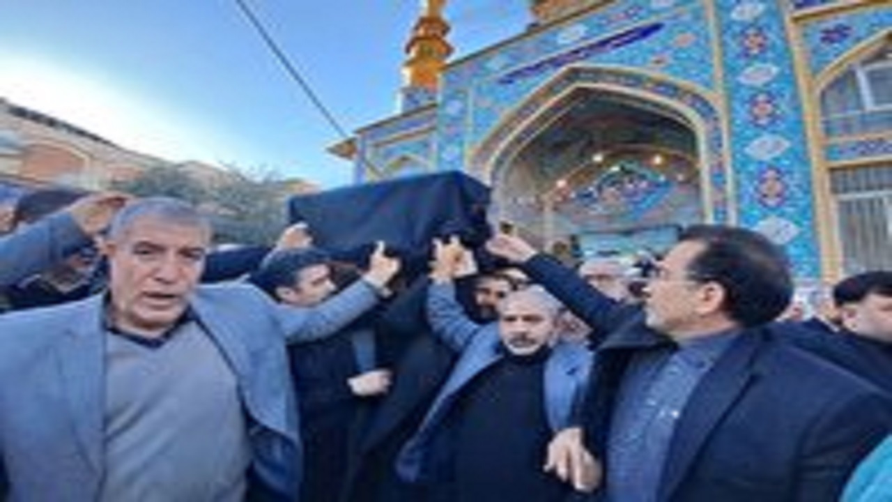 تشییع و خاکسپاری پیکر همشیره مرحوم آیت الله علوی گرگانی در گرگان