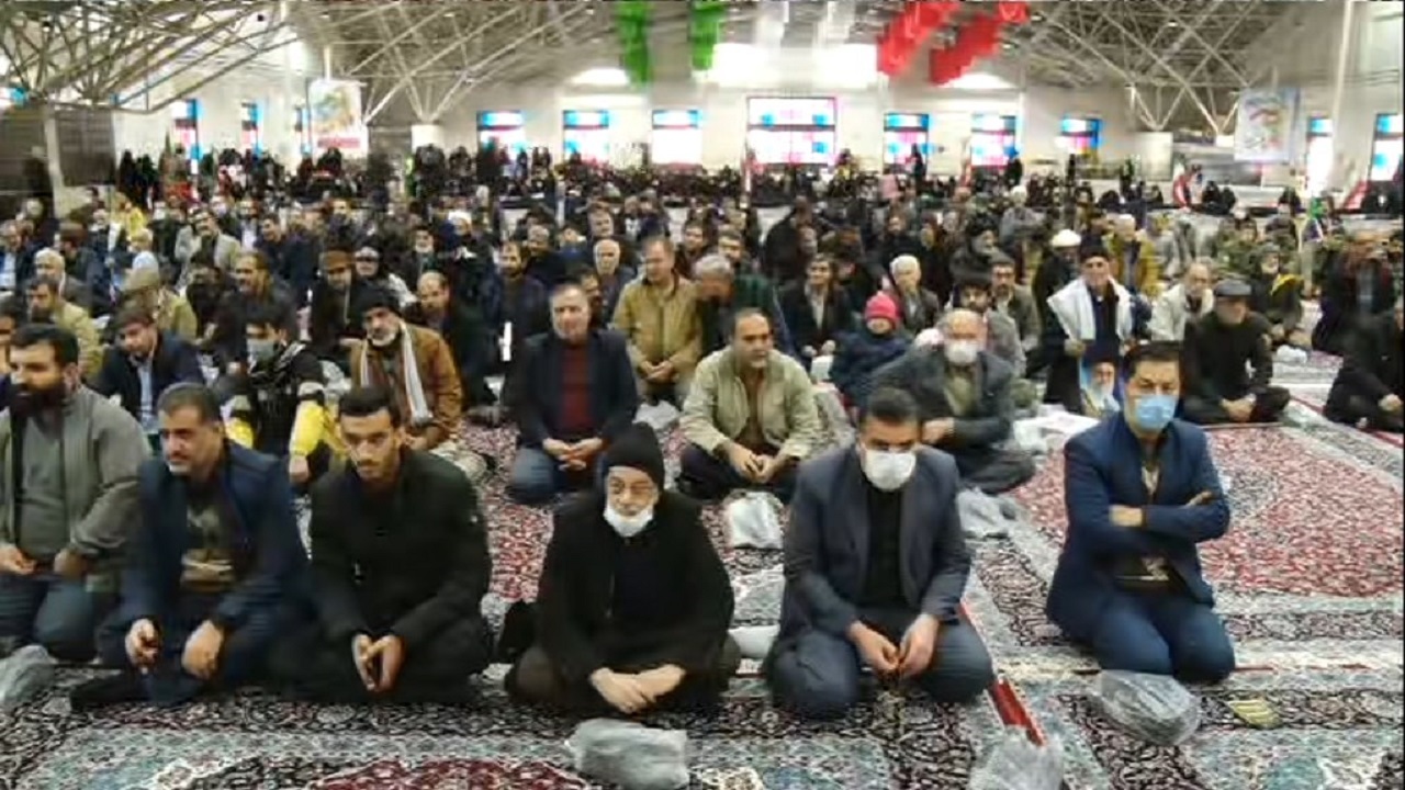برگزاری مراسم حماسه نهم دی در گلستان شهدای اصفهان