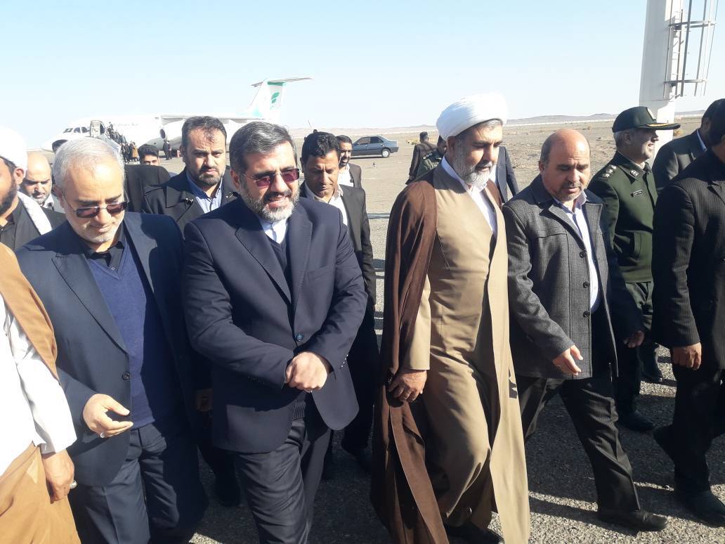 سفر وزیر فرهنگ ارشاد اسلامی به شهر دارالصابرین بم