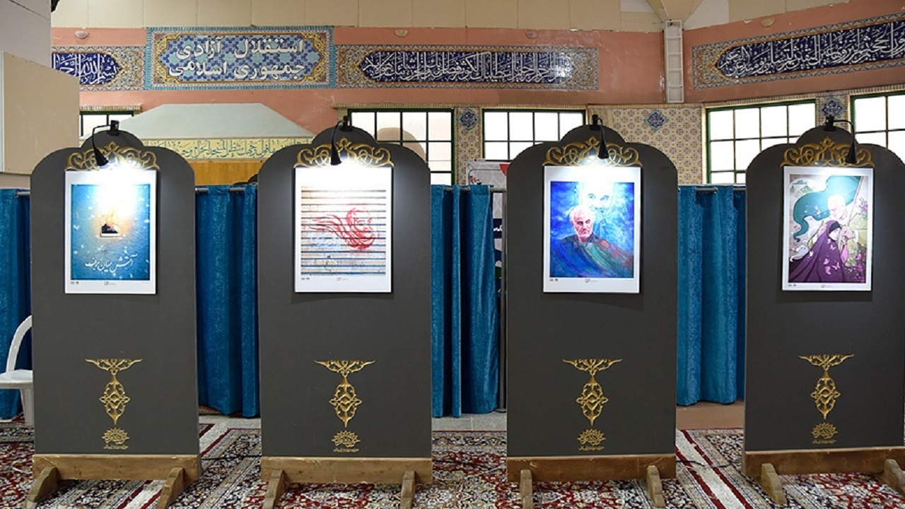 افتتاح نمایشگاه تجسمی روایت حبیب در یزد