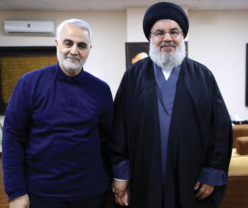 سید حسن نصرالله و حاج قاسم
