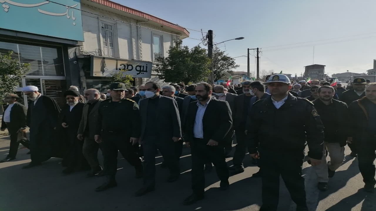 آیین گرامیداشت یوم الله ۹ دی در مازندران