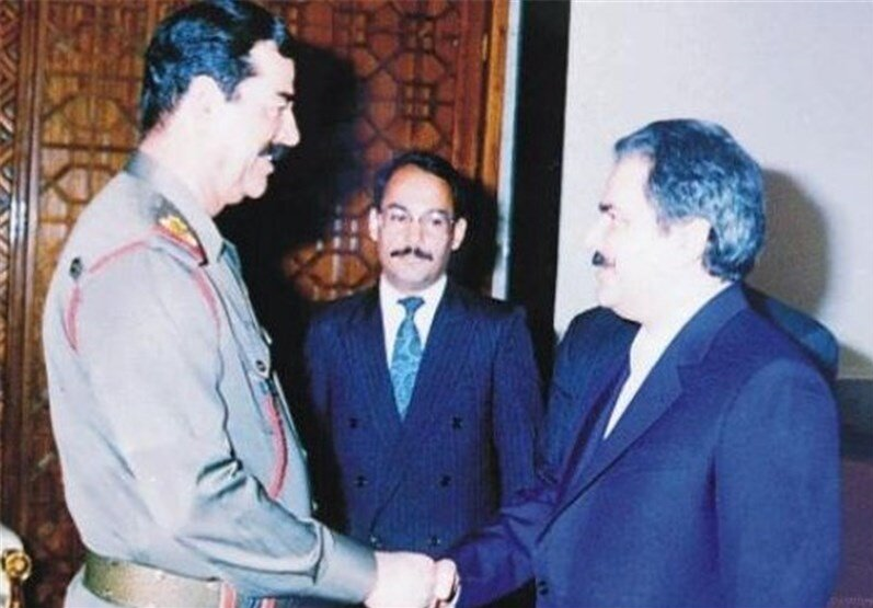 دیدار صدام با مسعود رجوی