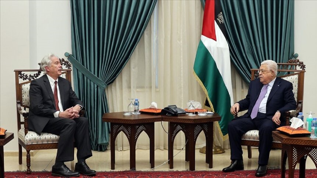 دیدار رئیس سیا با رئیس تشکیلات خودگردان فلسطین
