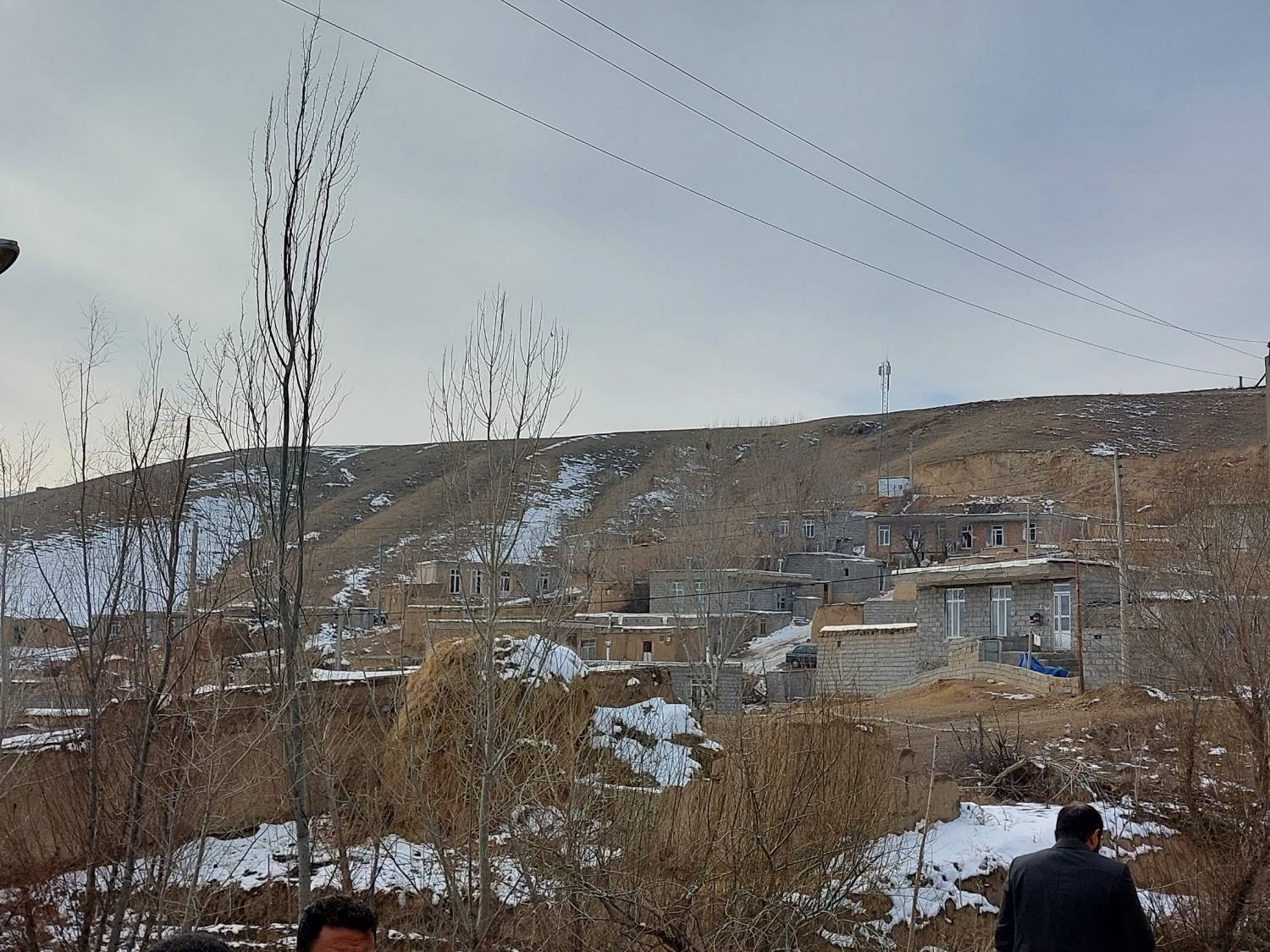 طبیعت برفی روستای خلفیان