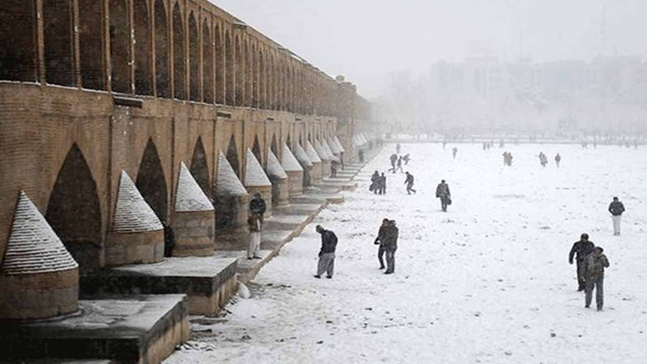 فراگیر شدن بارش‌ها در اصفهان از چهارشنبه