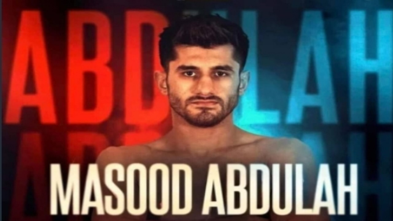 مسعود عبدالله مشت زن افغانستانی در برابر رقیبی از نیکاراگوئه به پیروزی رسید