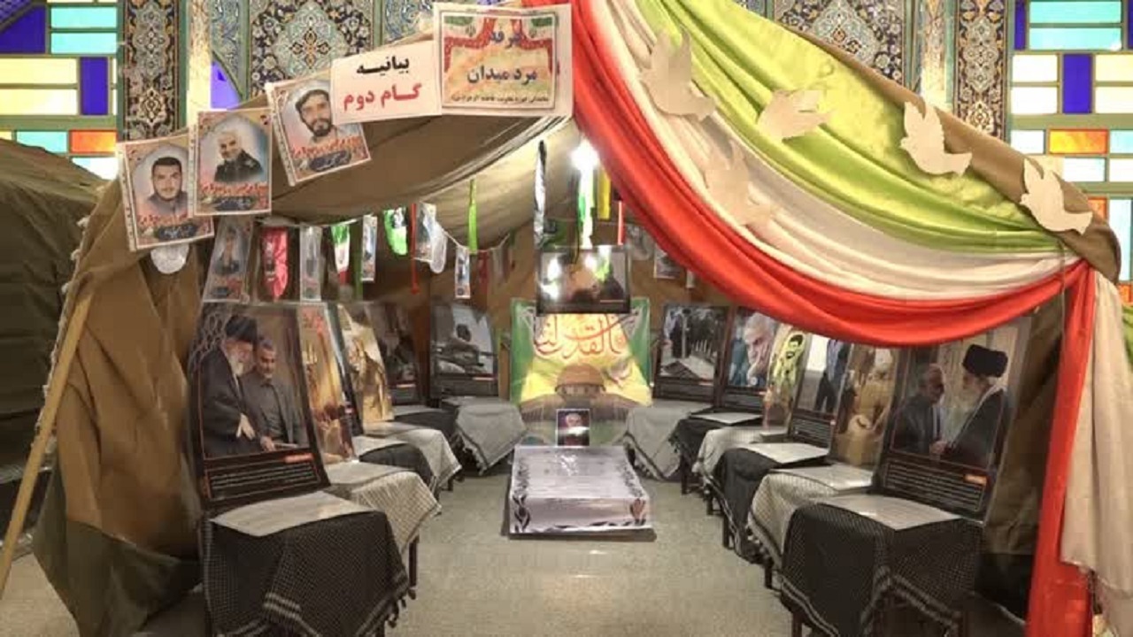 افتتاح نمایشگاه جهاد تبیین در بافق+تصویر