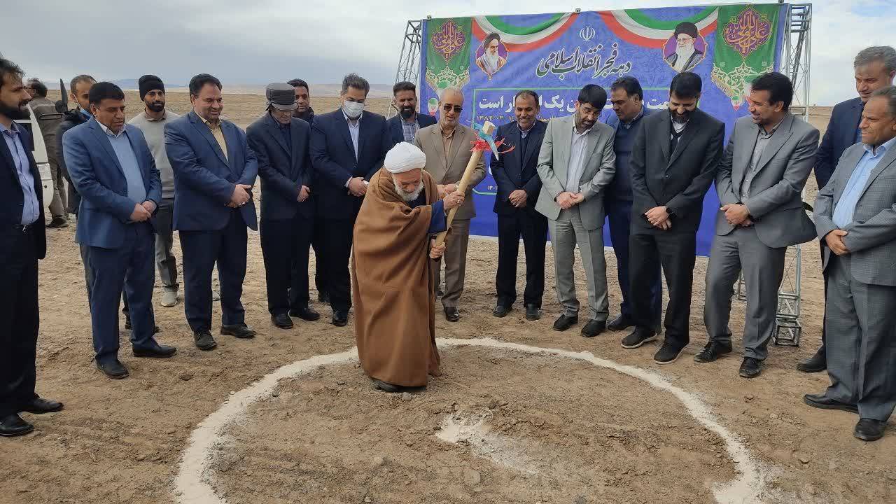 کلنگ زنی دهکده ورزشی در رفسنجان