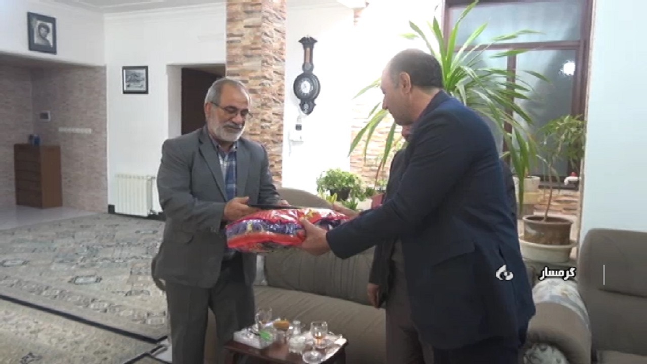 دیدار با خانواده ورزشکار شهید گرمساری