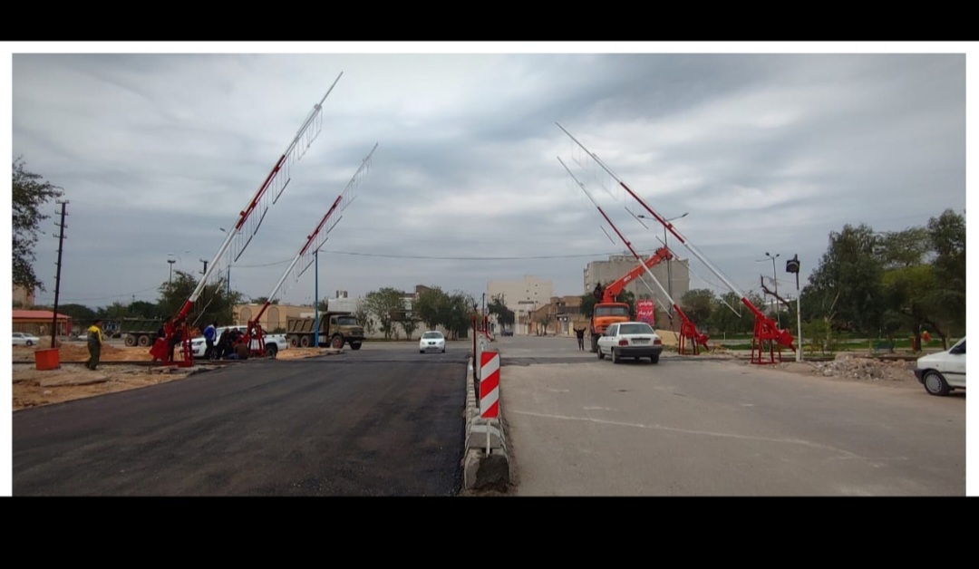 تطویل راهبند شمالی ایستگاه راه آهن اندیمشک