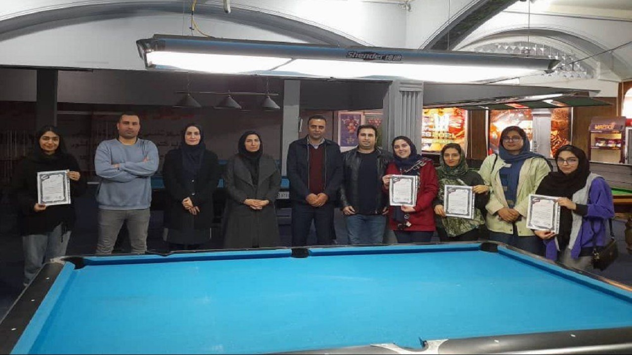 قهرمانی رحیمی در مسابقات رنکینگ پاکت بیلیارد مازندران