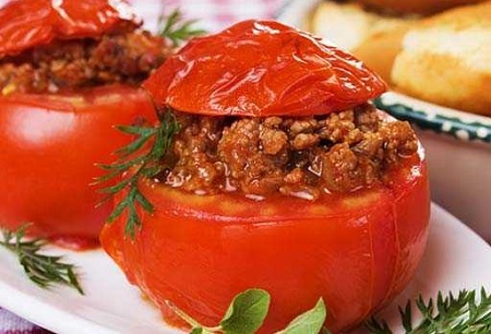 دلمه گوجه فرنگی رژیمی دلمه گوجه فرنگی رژیمی