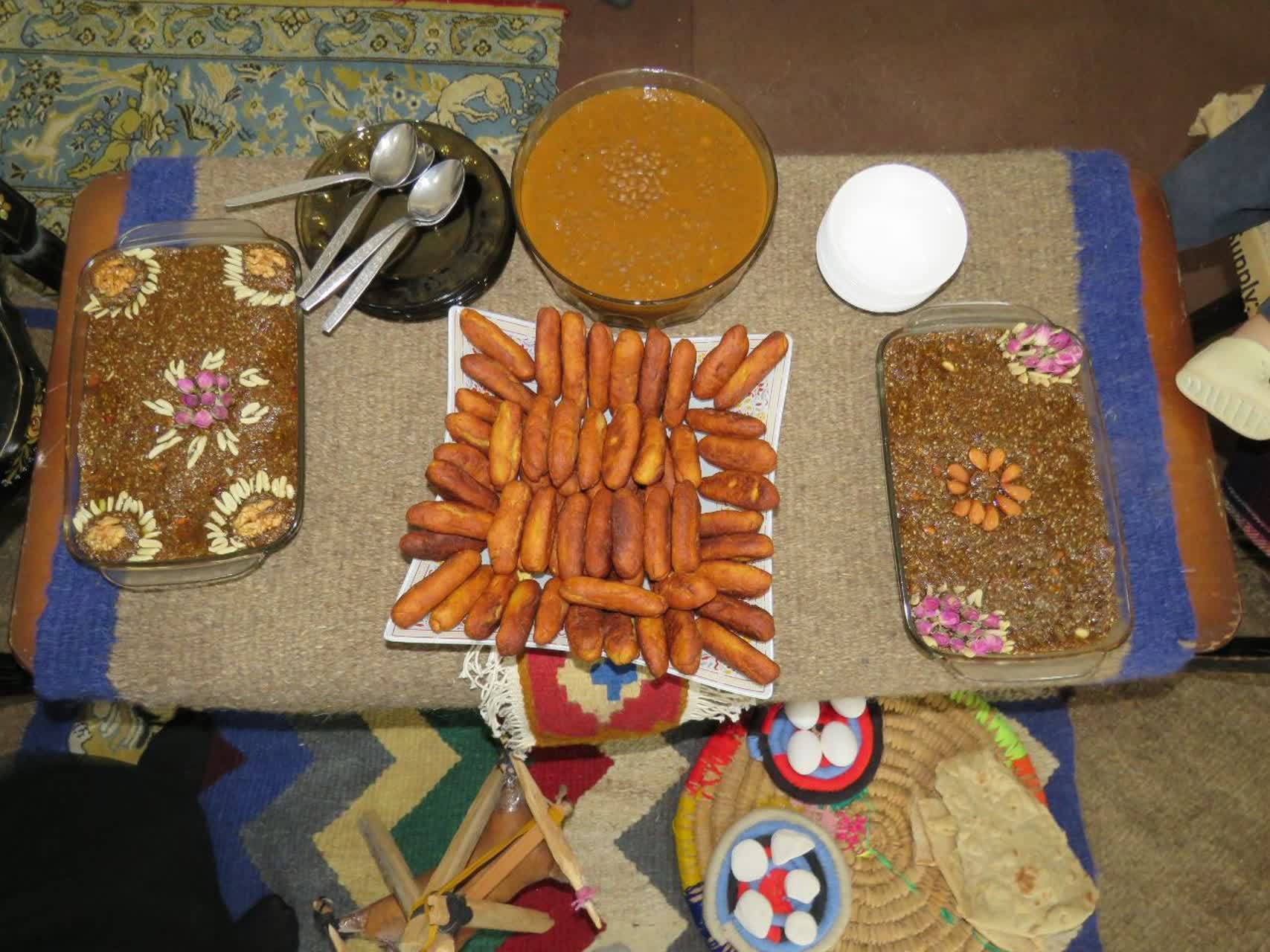 برپایی نمایشگاه صنایع دستی و غذاهای محلی در رومشکان + تصاویر