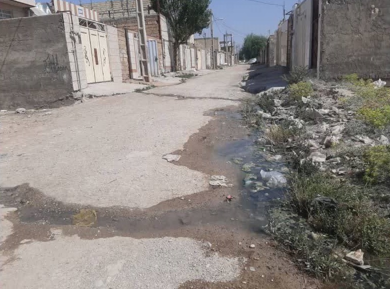 رنجش اهالی پشته جزایری از آسفالت فرسوده + تصاویر