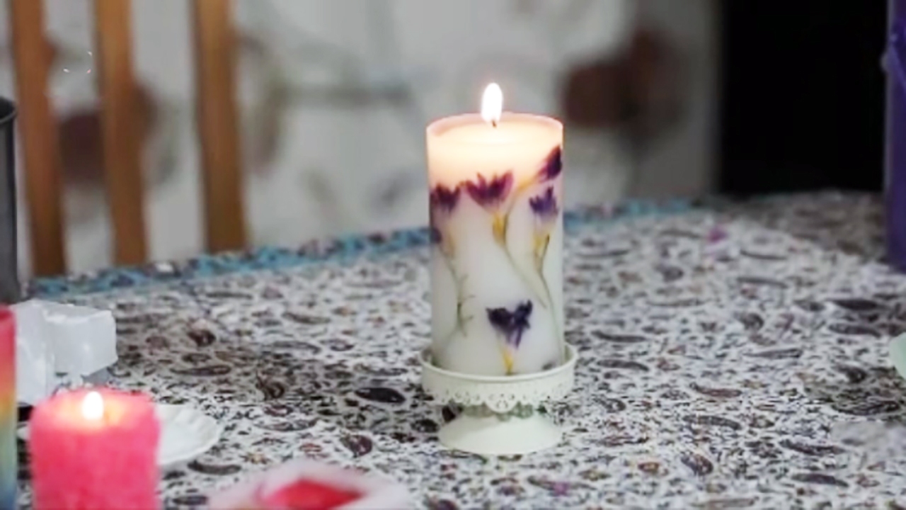 آموزش درست کردن شمع دوجداره + فیلم