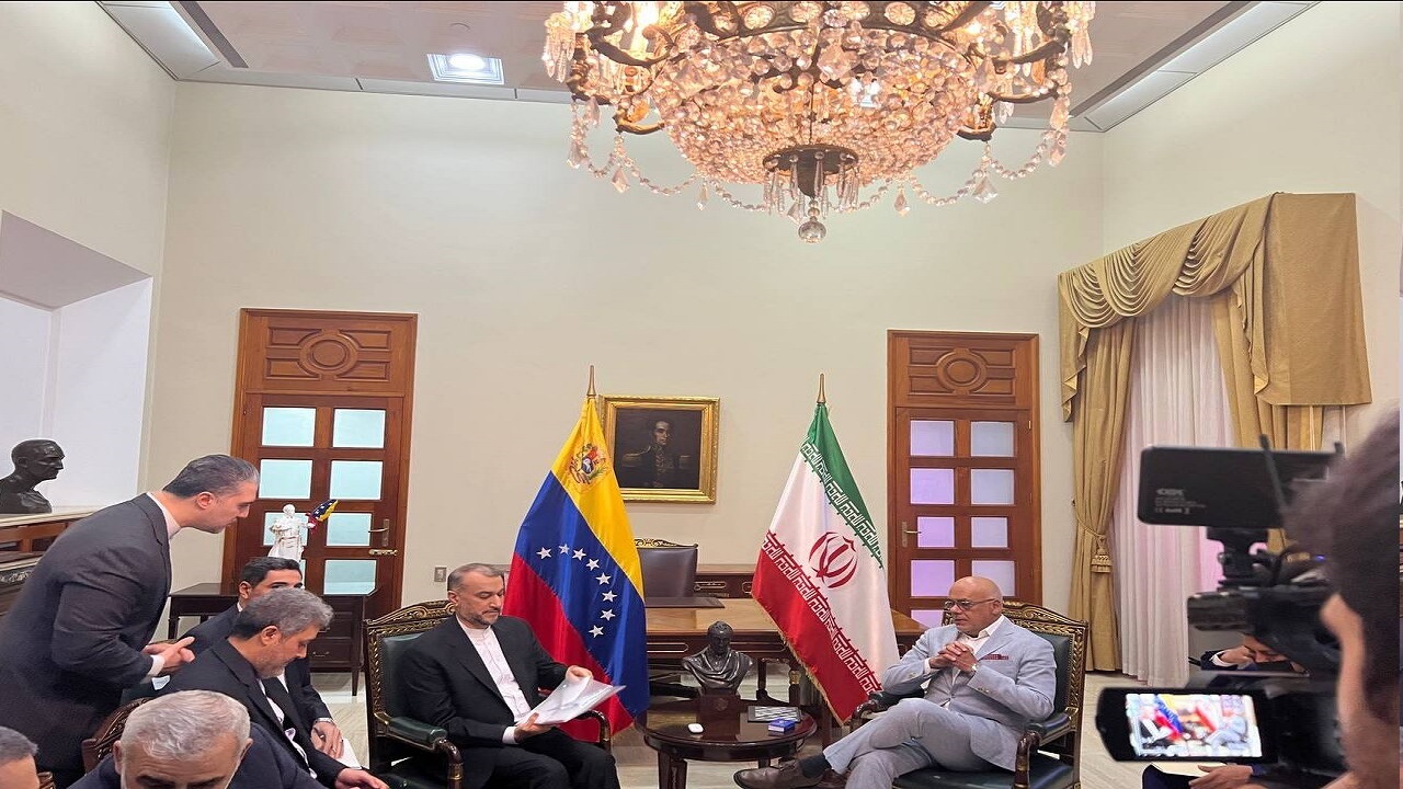 دیدار امیرعبداللهیان با رئیس مجلس ملی ونزوئلا