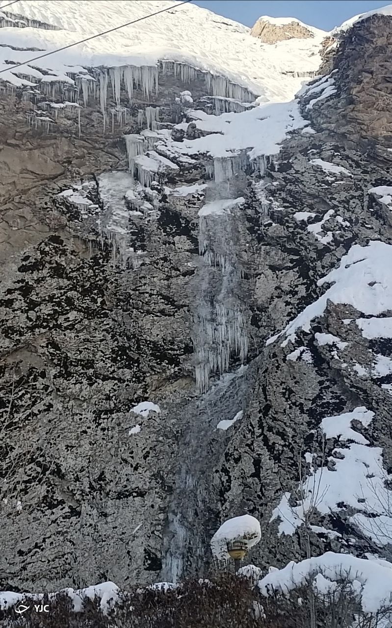 طبیعت زمستانی جاده کرج-چالوس +تصاویر