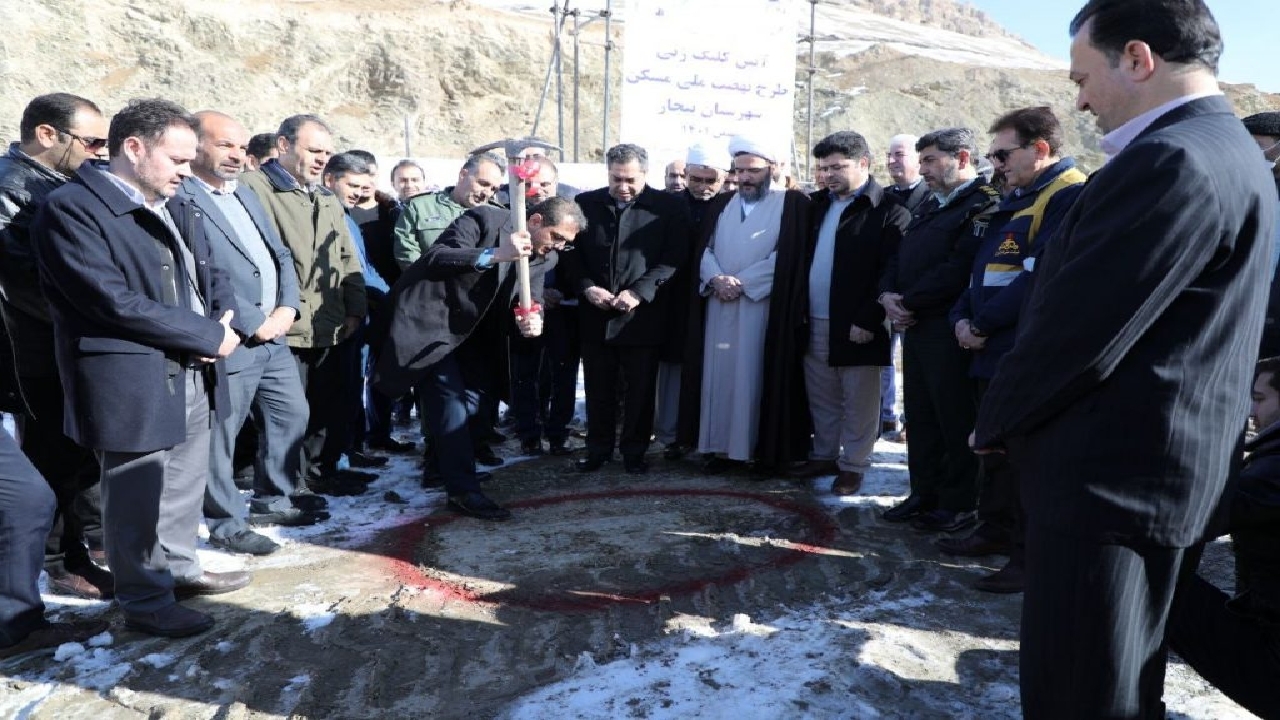 ساخت هزار واحد مسکن ملی در بیجار آغاز شد