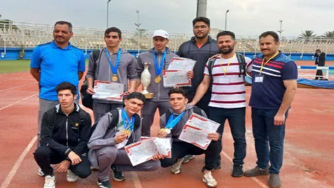 تیم دو و میدانی دانش آموزان همدان قهرمان کشور شد