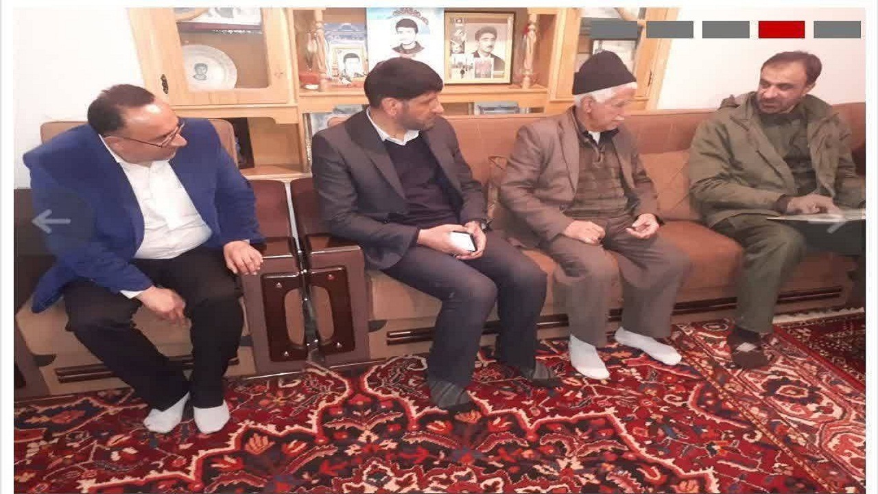 دیدار با خانواده شهیدان زاهدی