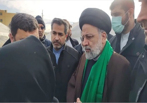 رئیس جمهور وارد منطقه زلزله زده خوی شد+عکس رئیس جمهور وارد منطقه زلزله زده خوی شد+عکس