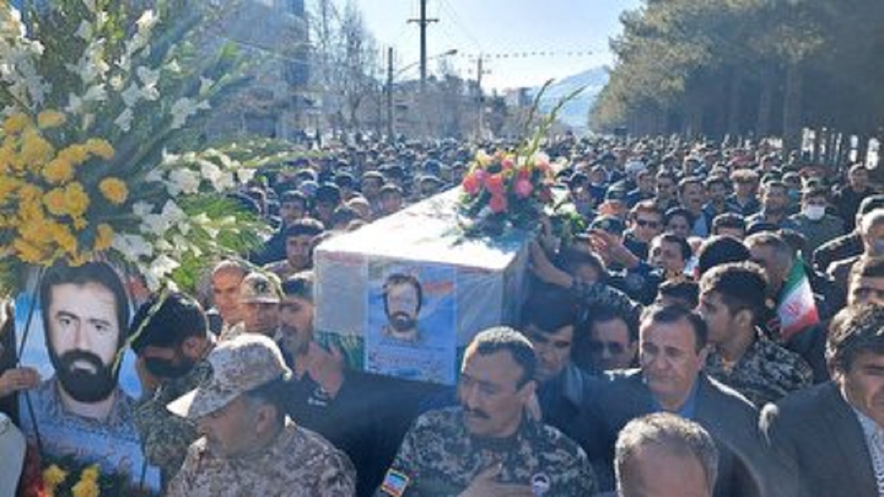 تشییع شهید مدافع امنیت در یاسوج برگزار شد