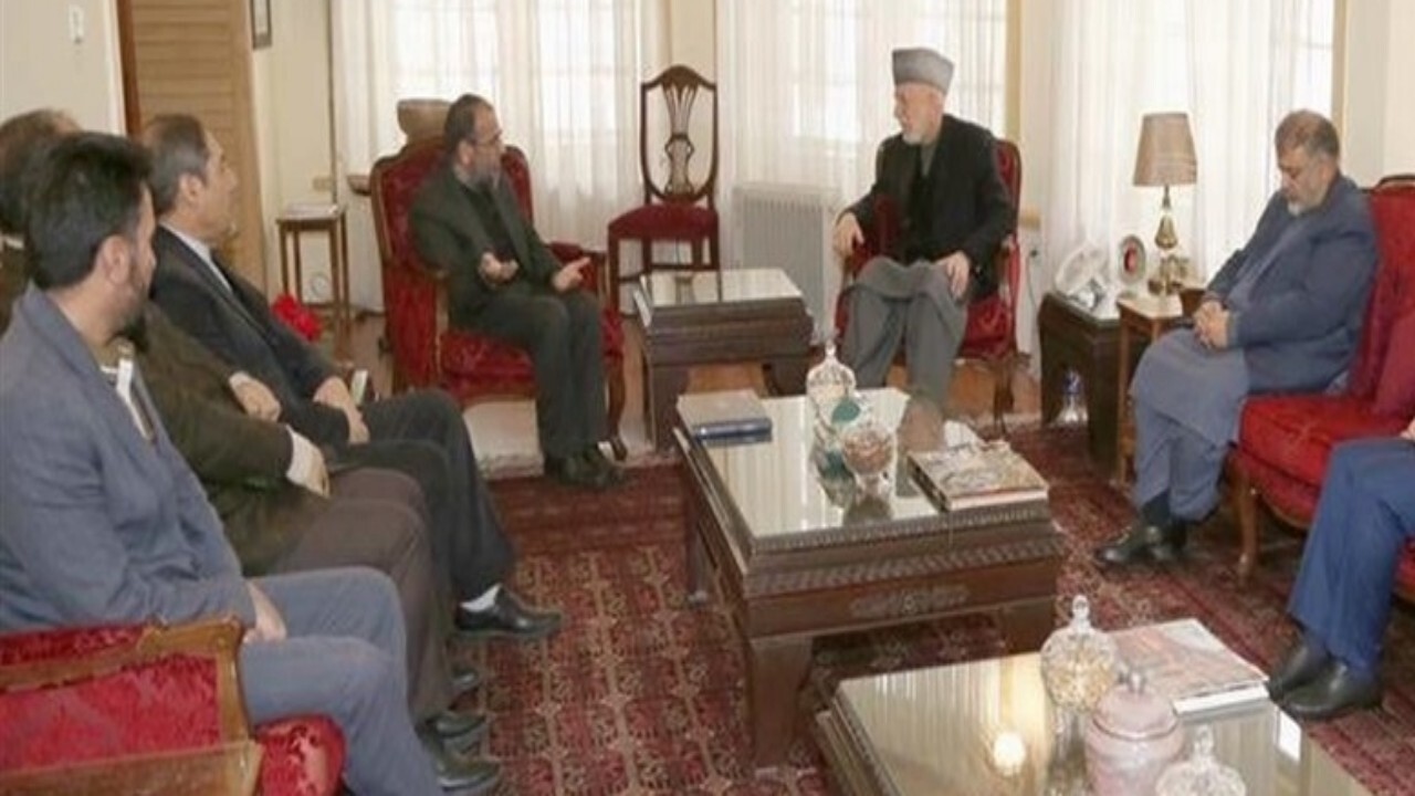 معاون سفارت ایران در کابل و حامد کرزی مسائل جاری افغانستان را بررسی کردند